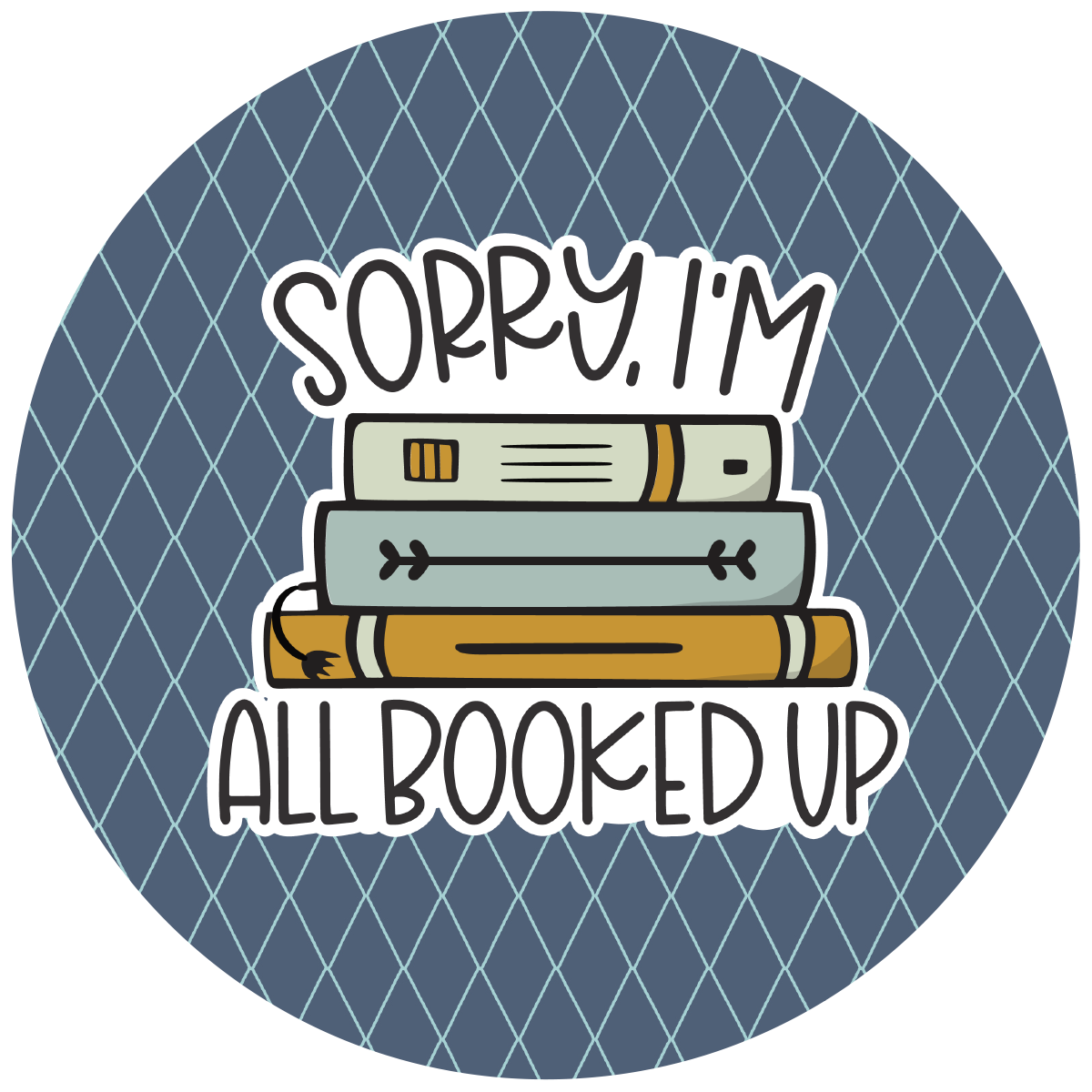 Bookish Car Coasters – Ceramic Car Cup Holder Coasters, Set of 2 ,Funny Book Lover Gift & Reader Car Accessories