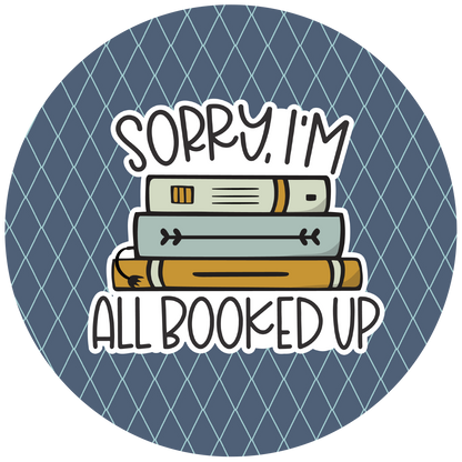 Bookish Car Coasters – Ceramic Car Cup Holder Coasters, Set of 2 ,Funny Book Lover Gift & Reader Car Accessories