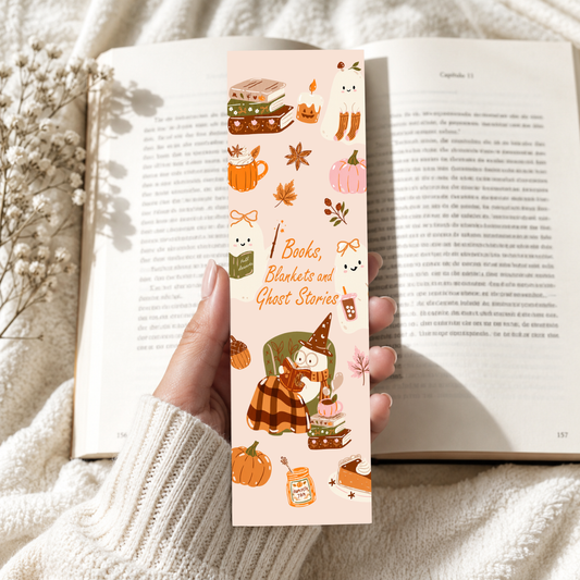 Books, Blankets and Ghost Stories Bookmark