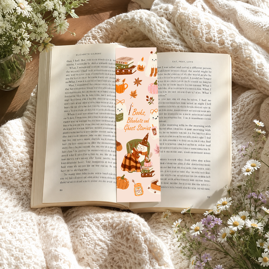 Books, Blankets and Ghost Stories Bookmark