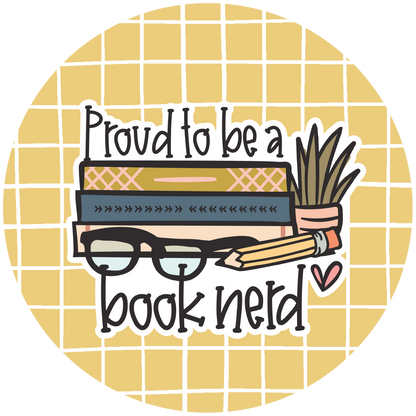 Bookish Car Coasters – Ceramic Car Cup Holder Coasters, Set of 2 ,Funny Book Lover Gift & Reader Car Accessories