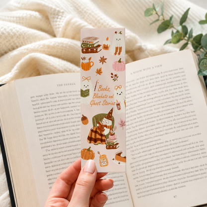 Books, Blankets and Ghost Stories Bookmark