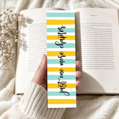 Just One More Chapter Bookmark Set