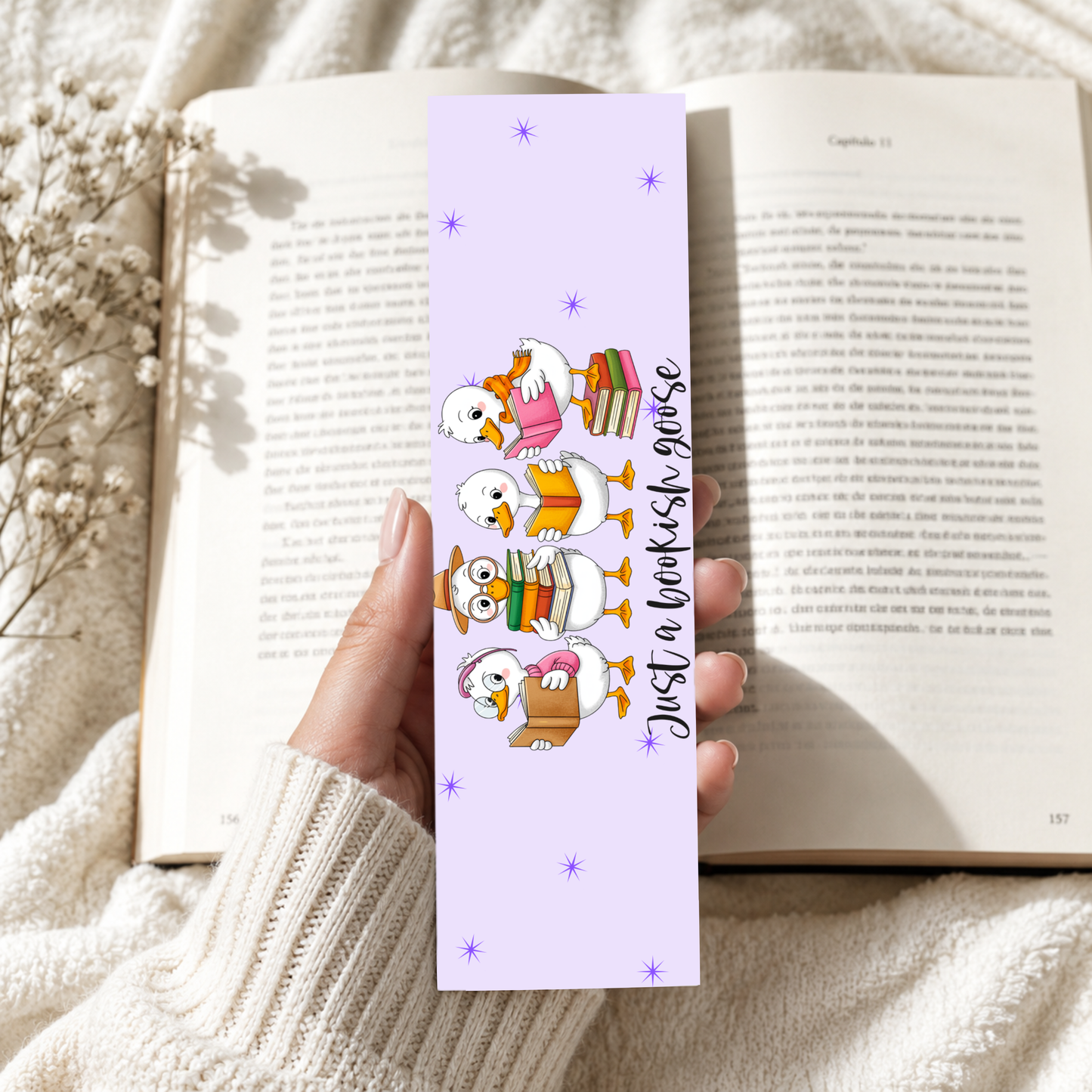 Just A Bookish Goose Bookmark