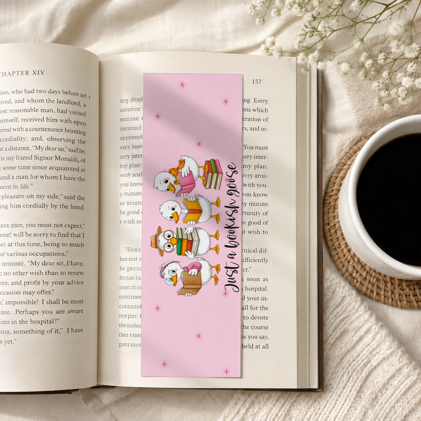 Just A Bookish Goose Bookmark
