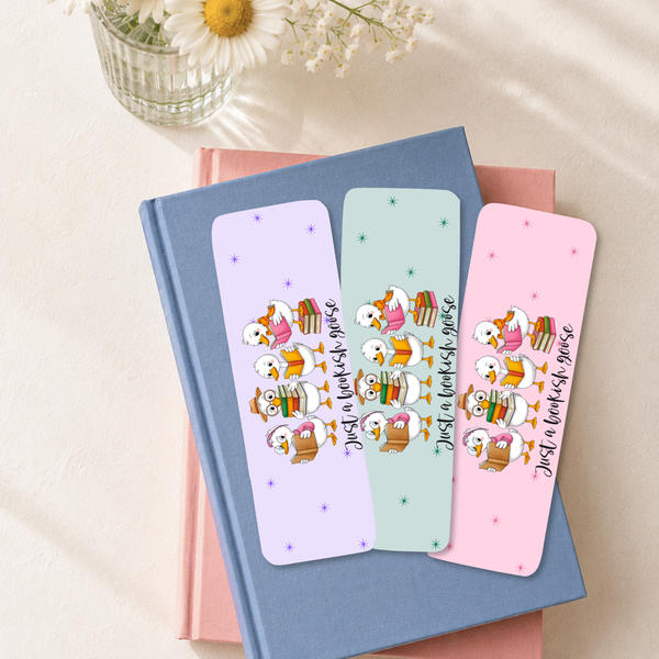 Just A Bookish Goose Bookmark