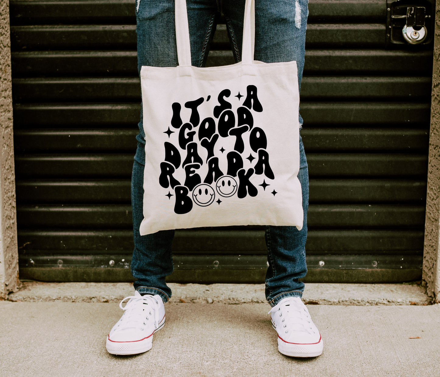 It’s a Good Day to Read a Book Tote Bag | Book Lover Canvas Tote